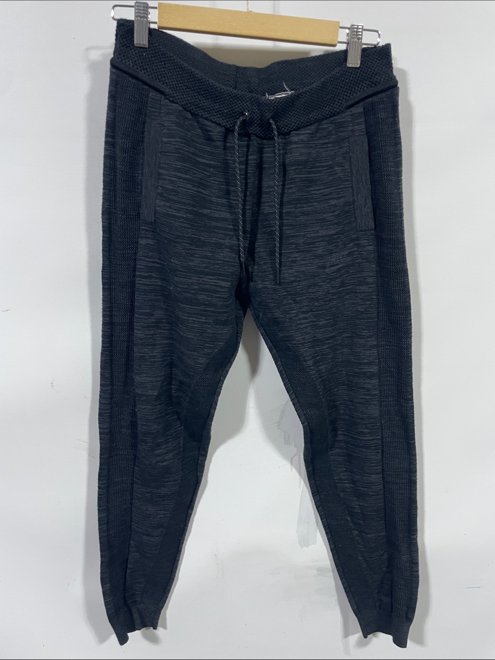 Nike Men's tech fleece Dark Heather Black Knit Joggers